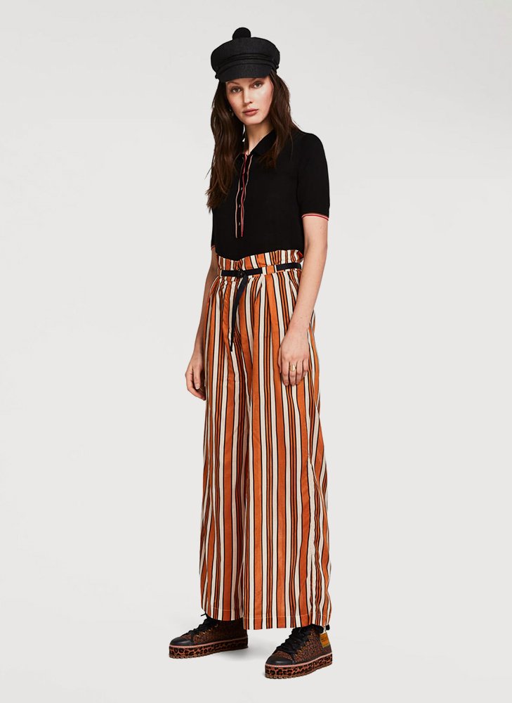 Clovia Crepe Flared Pyjama