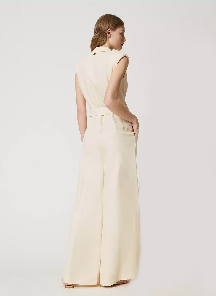 Sleeve Polyester Blend Jumpsuit - Image 5