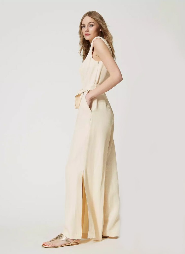 Sleeve Polyester Blend Jumpsuit - Image 6